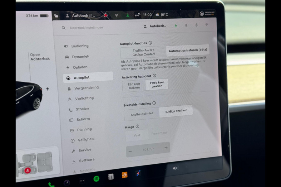 Tesla Model 3 Long Range AWD 75 kWh 2019 ZWART NAVI NAP BTW!