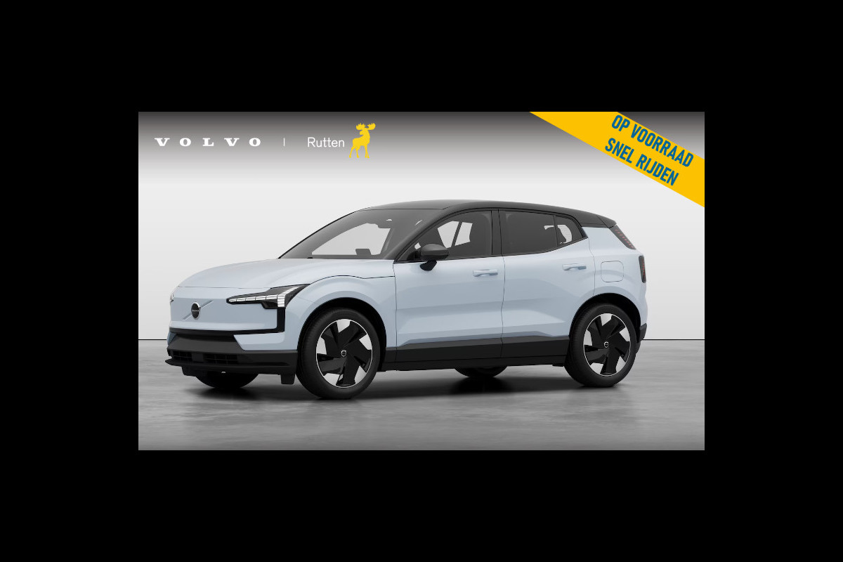 Volvo EX30 272PK Ext. Range Plus / Nu van €45.995 Voor €38.495! / / Adaptieve Cruise Control/ Dodehoek Detectie / Parkeersensoren voor en achter/ Achteruitrijcamera/ Warmtepomp/ Google Services/W Volvo EX30 272PK Ext. Range Plus / Nu van €45.995 Voor €38.495! / / Adaptieve Cruise Control/ Dodehoek Detectie / Parkeersensoren voor en achter/ Achteruitrijcamera/ Warmtepomp/ Google Services/W