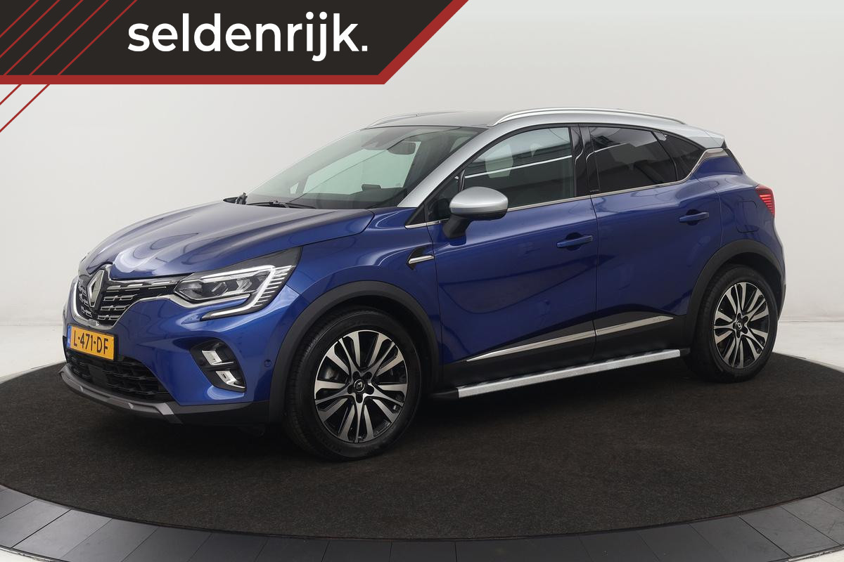 Renault Captur 1.6 E-Tech Plug-in Hybrid 160 Initiale Paris | Leder | Stoelverwarming | 360 camera | Carplay | Keyless | Stuurverwarming | Navigatie | Full LED | Dodehoek detectie Renault Captur 1.6 E-Tech Plug-in Hybrid 160 Initiale Paris | Leder | Stoelverwarming | 360 camera | Carplay | Keyless | Stuurverwarming | Navigatie | Full LED | Dodehoek detectie