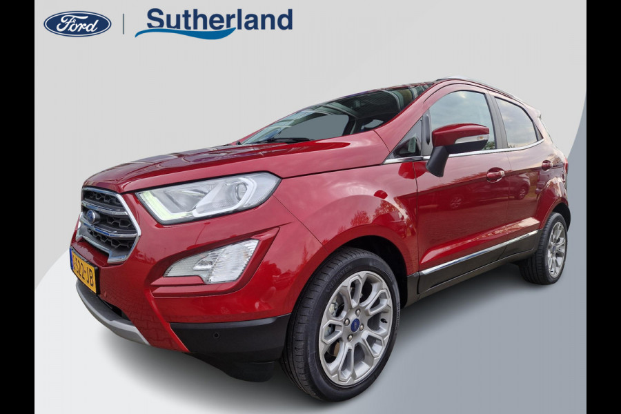 Ford EcoSport 1.0 EcoBoost Titanium Design Pack | Navigatie +B&O | Afn Trekhaak | Winterpack |1e Eigenaar