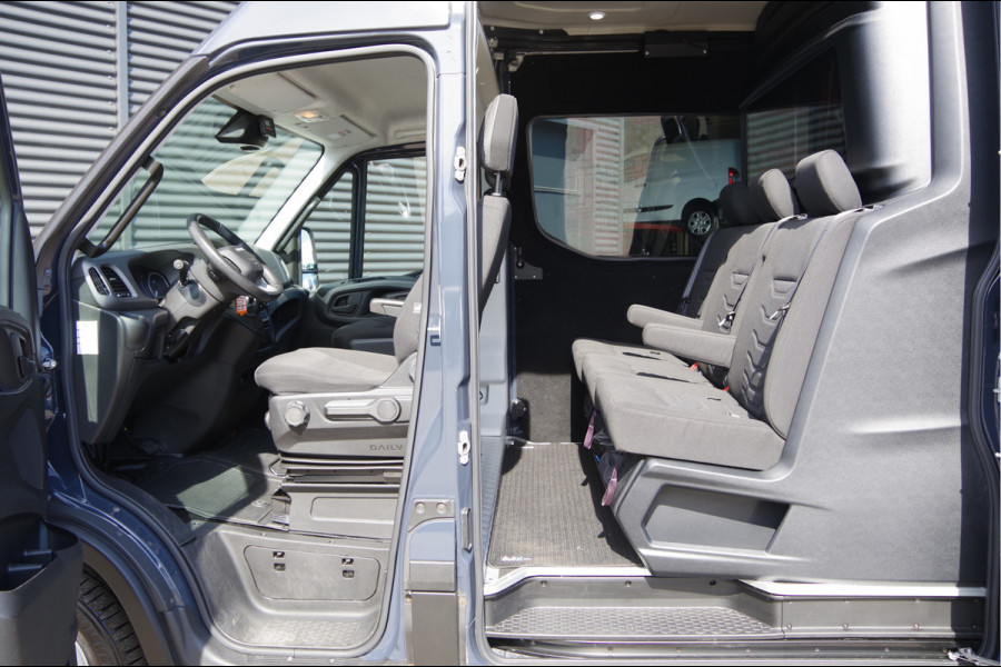 Iveco Daily 35S18HV 3.0 180PK AUT. DC-5P, 2X SCHUIFDEUR, 3.5T TREKHAAK, LED, CAMERA, CRUISE, CLIMA, NAVI, NL AUTO, NAP