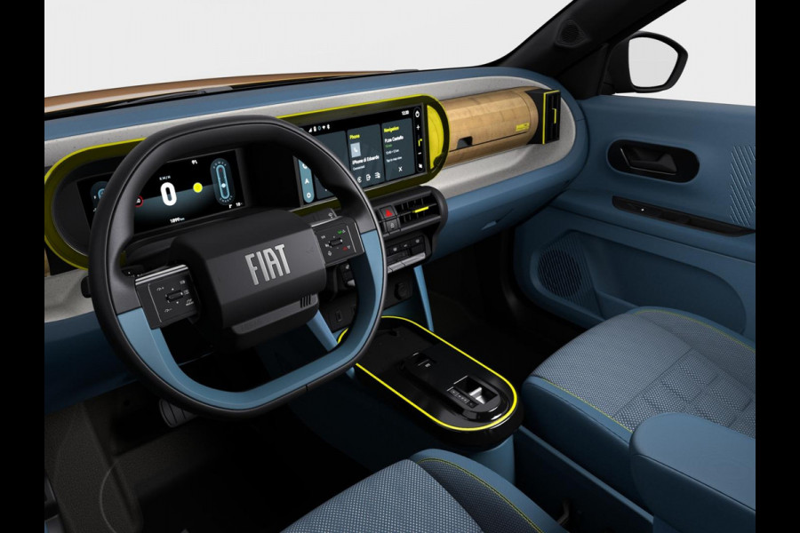 Fiat Grande Panda 1.2 Hybrid La Prima | Automaat | Camera | Clima | Apple Carplay | Cruise | Navi | 17" | Winter Pack
