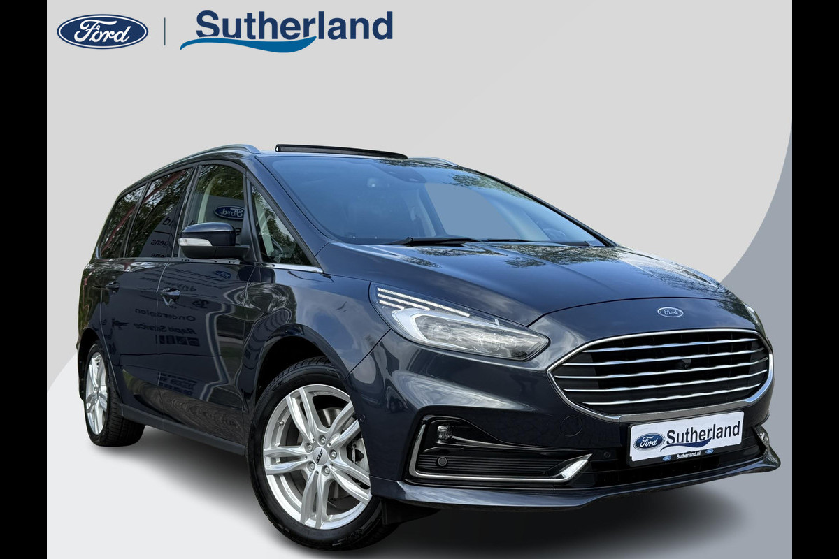 Ford Galaxy 2.5 FHEV Titanium 7 pers 190pk | Trekhaak | Panoramadak | Adaptive cruise control | AGR-stoelen | Sony audio | Privacy glass | Stoelverwarming Ford Galaxy 2.5 FHEV Titanium 7 pers 190pk | Trekhaak | Panoramadak | Adaptive cruise control | AGR-stoelen | Sony audio | Privacy glass | Stoelverwarming
