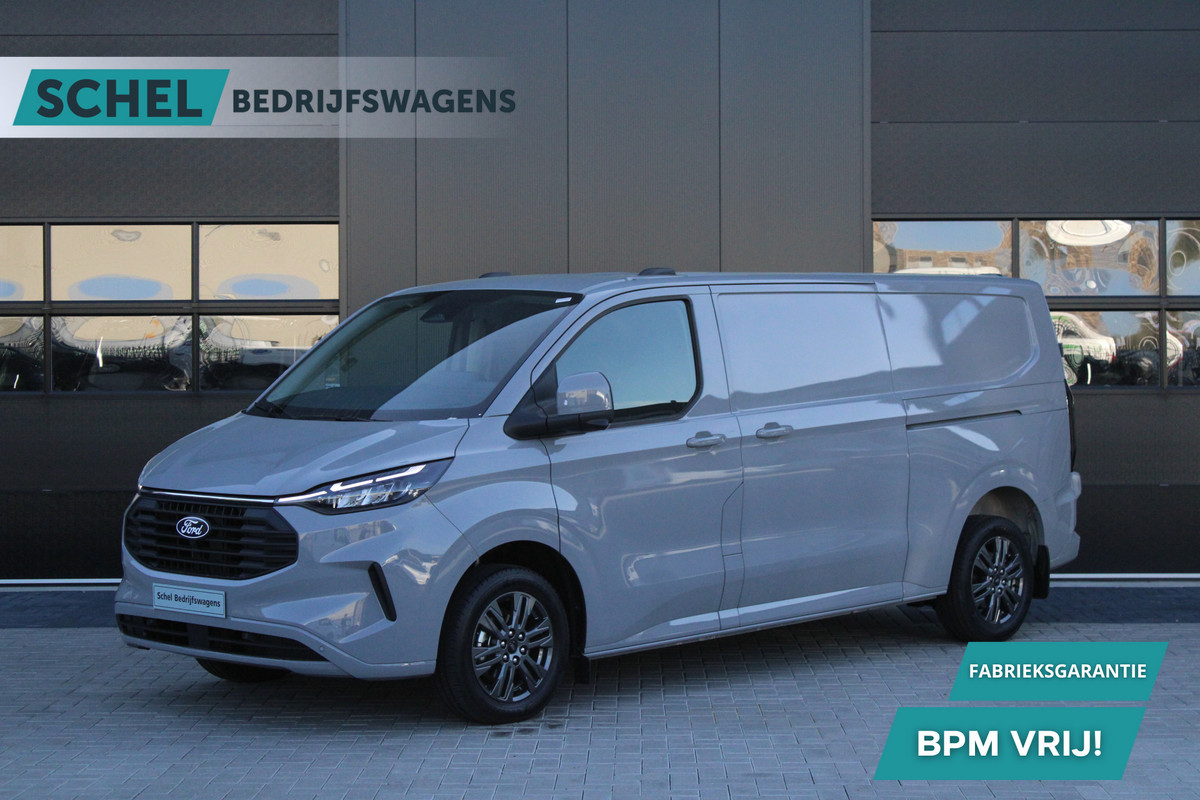 Ford Transit Custom 320 2.0 TDCI L2H1 Limited 170 pk - DC Voorbereiding - 2x Schuifdeur - Elektrisch wegklapbare trekhaak - Carplay - 360 Camera Ford Transit Custom 320 2.0 TDCI L2H1 Limited 170 pk - DC Voorbereiding - 2x Schuifdeur - Elektrisch wegklapbare trekhaak - Carplay - 360 Camera
