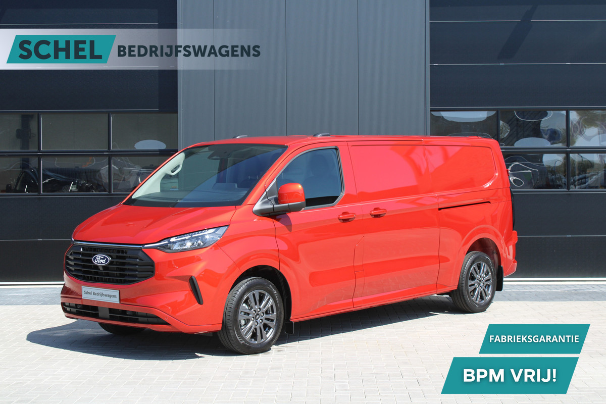 Ford Transit Custom 320 2.0 TDCI L2H1 Limited 170pk - 2x Schuifdeur - Adaptive Cruise - Verwarmd stuur - Blind spot - Navigatie - Camera - Draadloos Ford Transit Custom 320 2.0 TDCI L2H1 Limited 170pk - 2x Schuifdeur - Adaptive Cruise - Verwarmd stuur - Blind spot - Navigatie - Camera - Draadloos