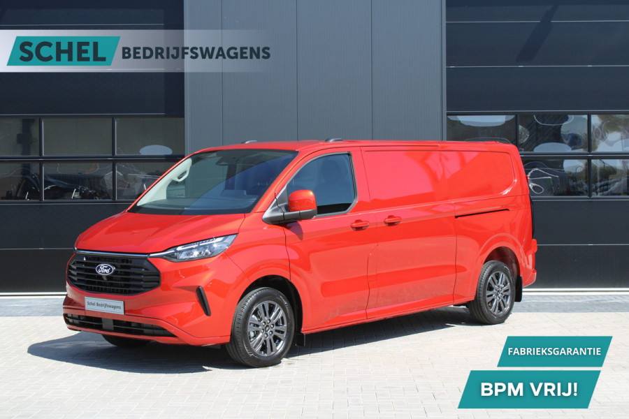 Ford Transit Custom 320 2.0 TDCI L2H1 Limited 170pk - 2x Schuifdeur - Adaptive Cruise - Verwarmd stuur - Blind spot - Navigatie - Camera - Draadloos