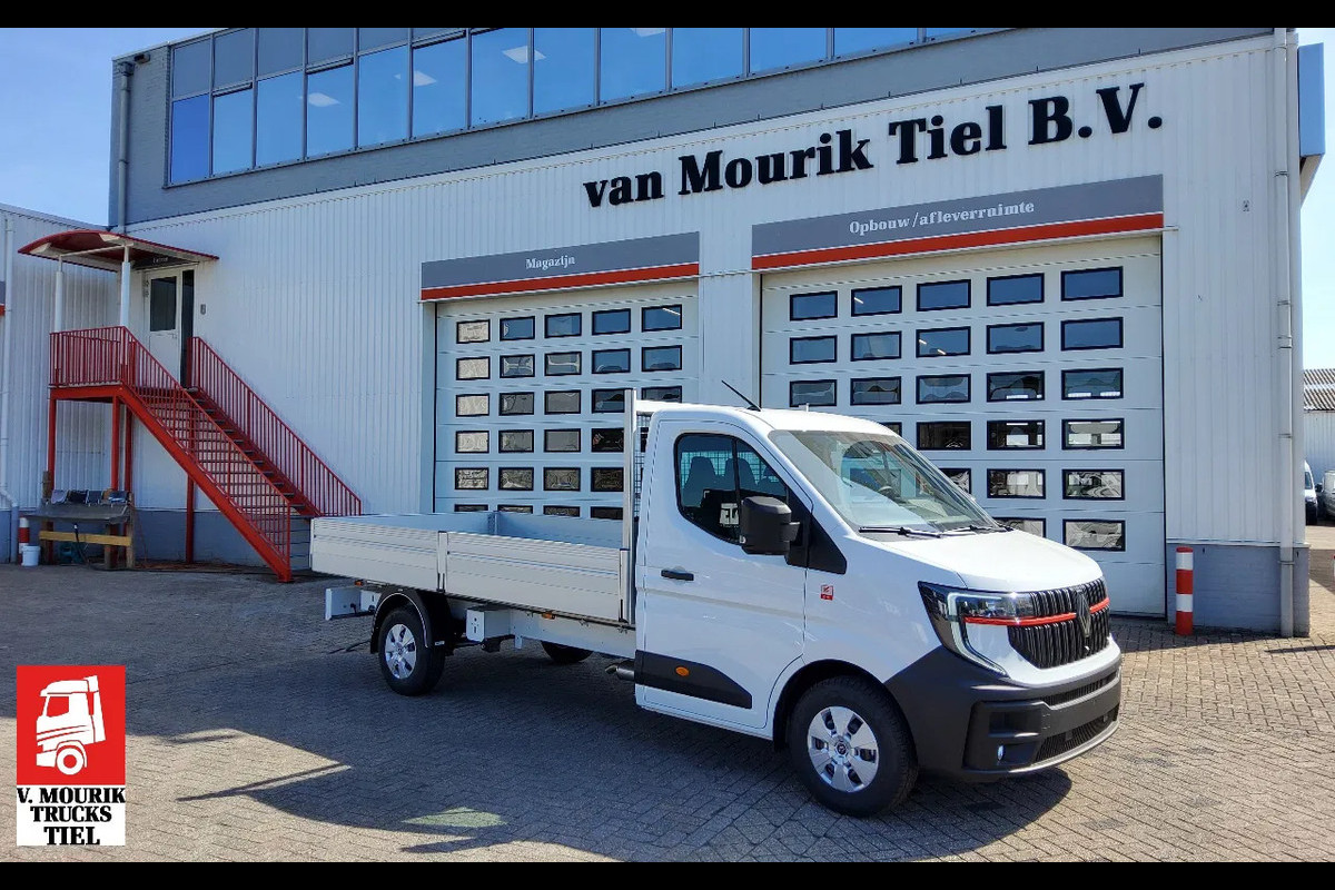 Renault Master 150.35 L4H1 EL EURO 6 OPEN LAADBAK - V-26-JHG - BPM VRIJ! Renault Master 150.35 L4H1 EL EURO 6 OPEN LAADBAK - V-26-JHG - BPM VRIJ!