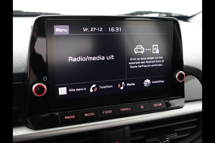 Kia Picanto 1.0 DPi DynamicLine Navigatie via Apple Carplay/Android Auto - Cruise control - Airco - Camera Fabrieksgarantie tot 06-2030