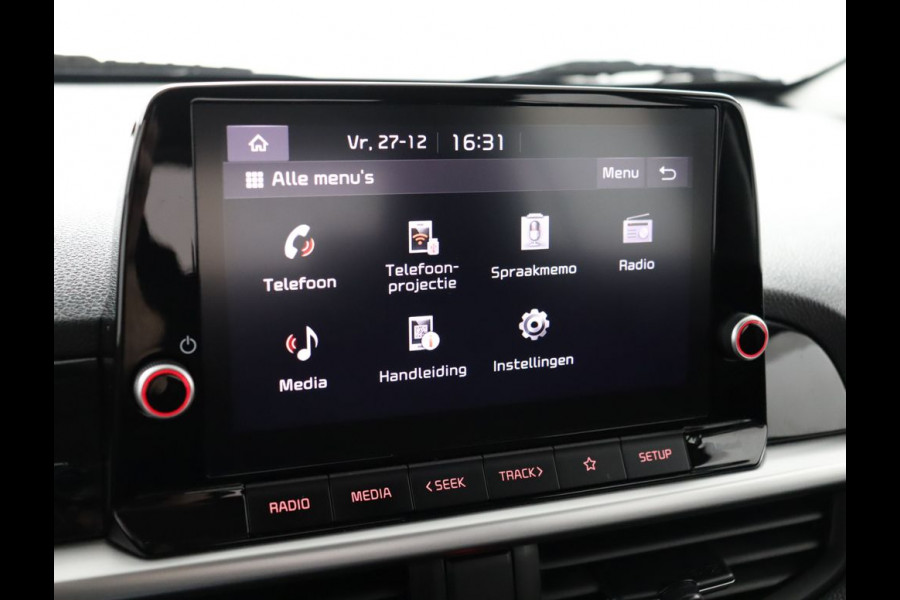Kia Picanto 1.0 DPi DynamicLine Navigatie via Apple Carplay/Android Auto - Cruise control - Airco - Camera Fabrieksgarantie tot 06-2030