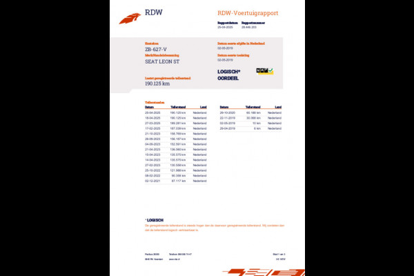 Seat Leon ST Automaat, Navi, Cruise, Trekhaak 1.0 EcoTSI Style Business Intense