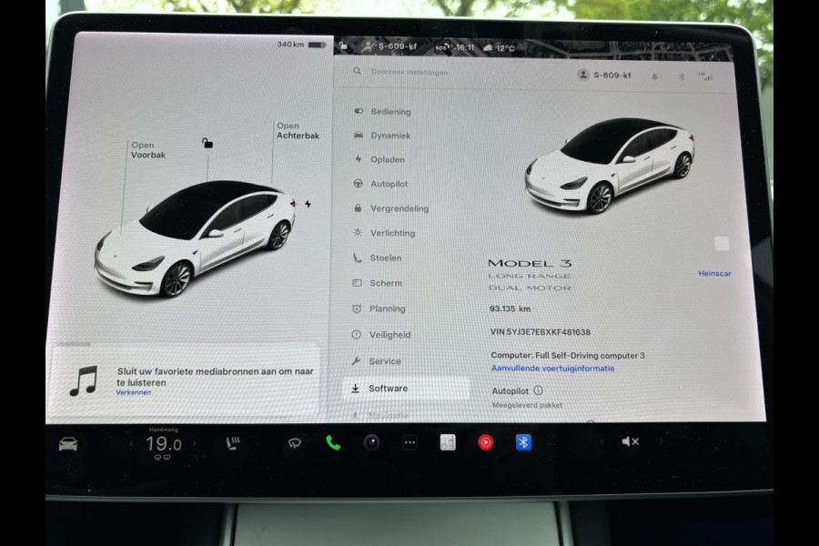 Tesla Model 3 Long Range AWD 75 kWh ORIG. NL. NAP KM. | AUTOPILOT | RIJKLAAR INCL. 12 MND. BOVAGGARANTIE
