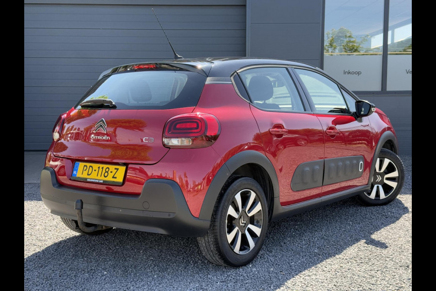 Citroën C3 1.2 PureTech S&S Shine 2e Eigenaar,Apple Carplay,Cruise,Clima,Trekhaak,Camera,Dealer Onderhouden,N.A.P,110pk,APK tot 03-2026