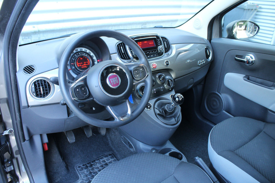 Fiat 500 0.9 TwinAir 81pk Turbo Popstar NL-Auto NAP Airco CPV El. Ramen 15"LMV