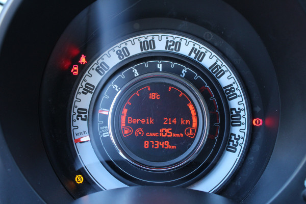 Fiat 500 0.9 TwinAir 81pk Turbo Popstar NL-Auto NAP Airco CPV El. Ramen 15"LMV