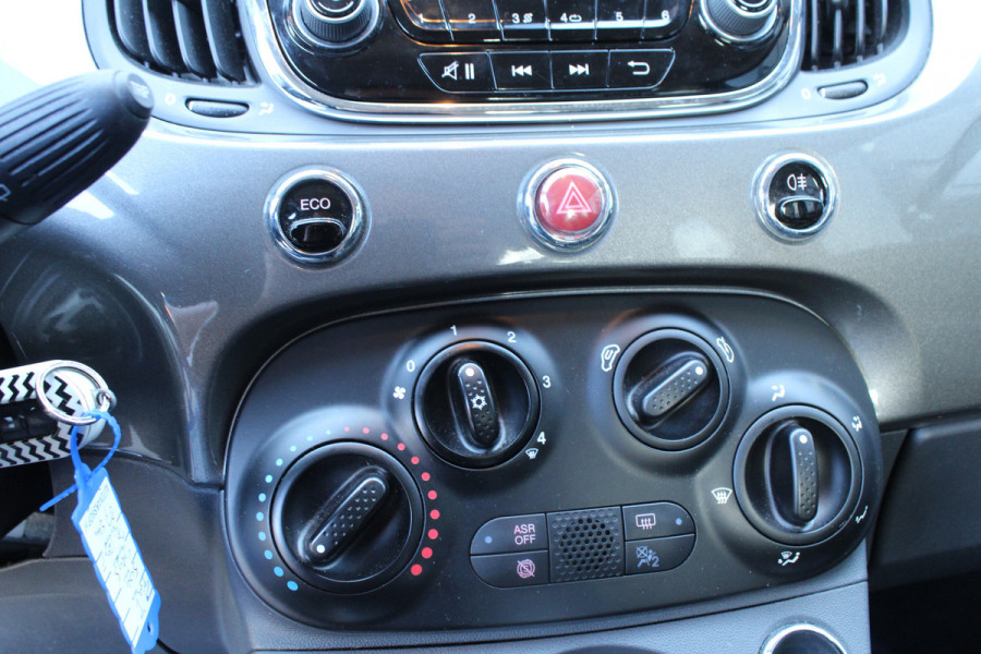 Fiat 500 0.9 TwinAir 81pk Turbo Popstar NL-Auto NAP Airco CPV El. Ramen 15"LMV
