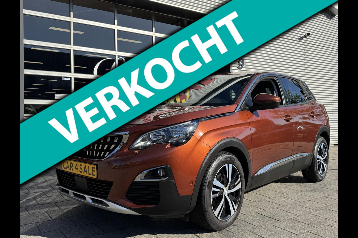 Peugeot 3008 1.2 PureTech Allure -AUTOMAAT I Navigatie I LED/PDC I Achteruitrij camera I Airco I Sport velgen I Dealer onderhouden Peugeot 3008 1.2 PureTech Allure -AUTOMAAT I Navigatie I LED/PDC I Achteruitrij camera I Airco I Sport velgen I Dealer onderhouden