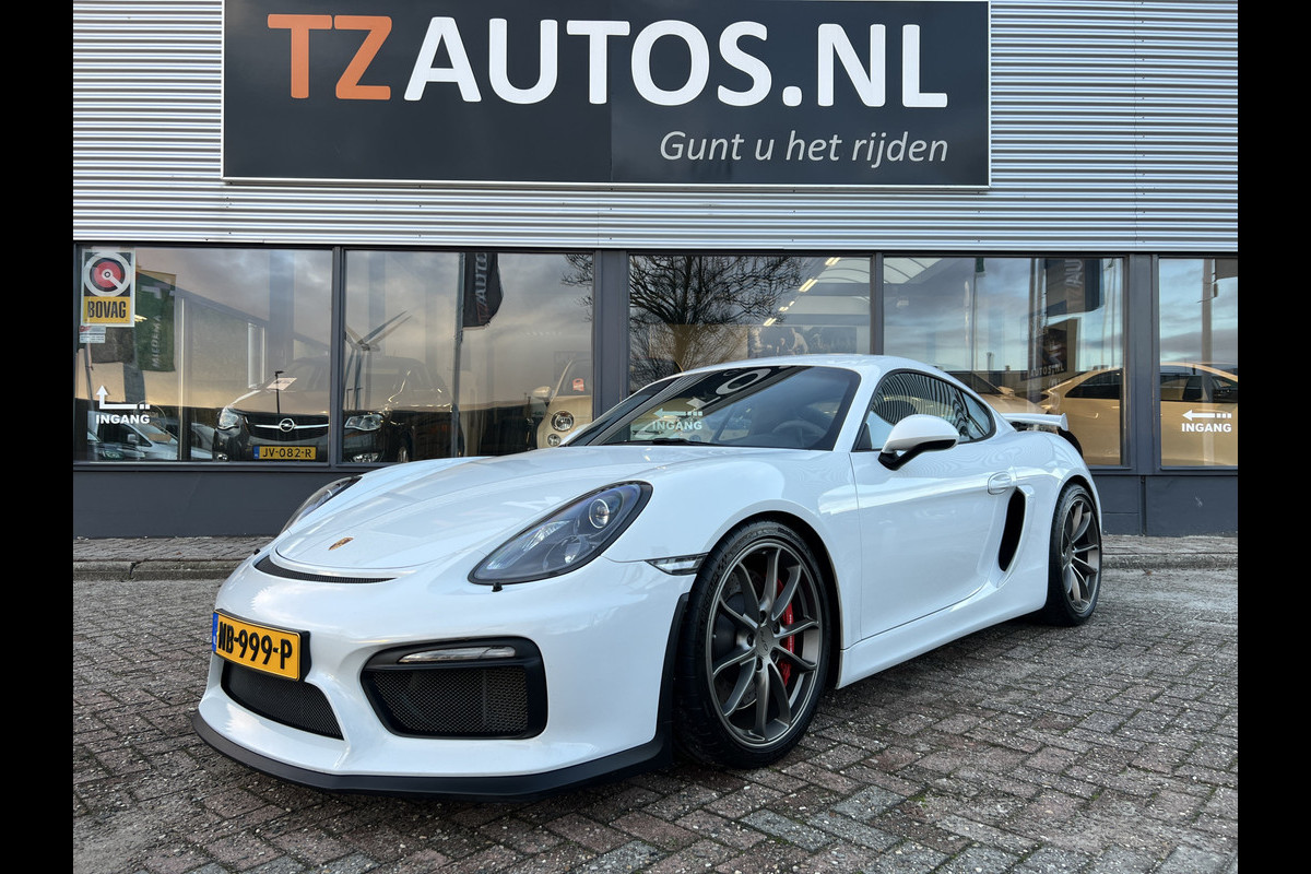 Porsche Cayman GT4 3.8 Nieuwstaat! Porsche Cayman GT4 3.8 Nieuwstaat!