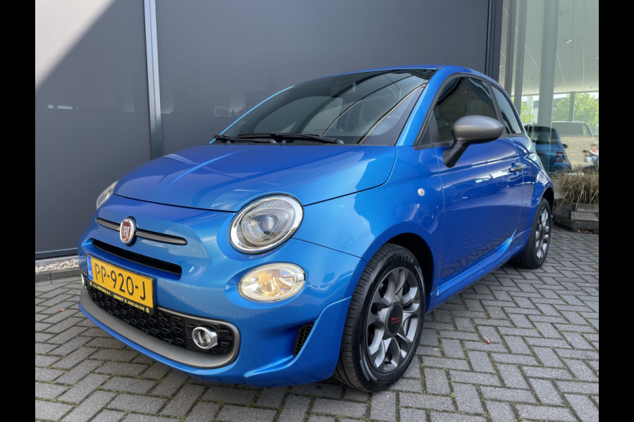 Fiat 500 0.9 TwinAir Turbo Sport Automaat - Mistlampen - Parkeersensoren achter - Licht metalen velgen - Cruise control - Navigatie - Multifunctioneel stuurwiel -  extra getint glas achter