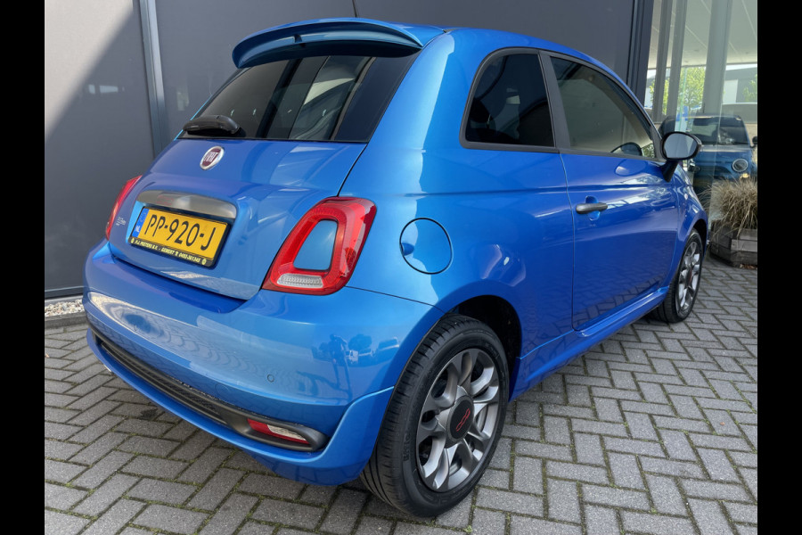Fiat 500 0.9 TwinAir Turbo Sport Automaat - Mistlampen - Parkeersensoren achter - Licht metalen velgen - Cruise control - Navigatie - Multifunctioneel stuurwiel -  extra getint glas achter