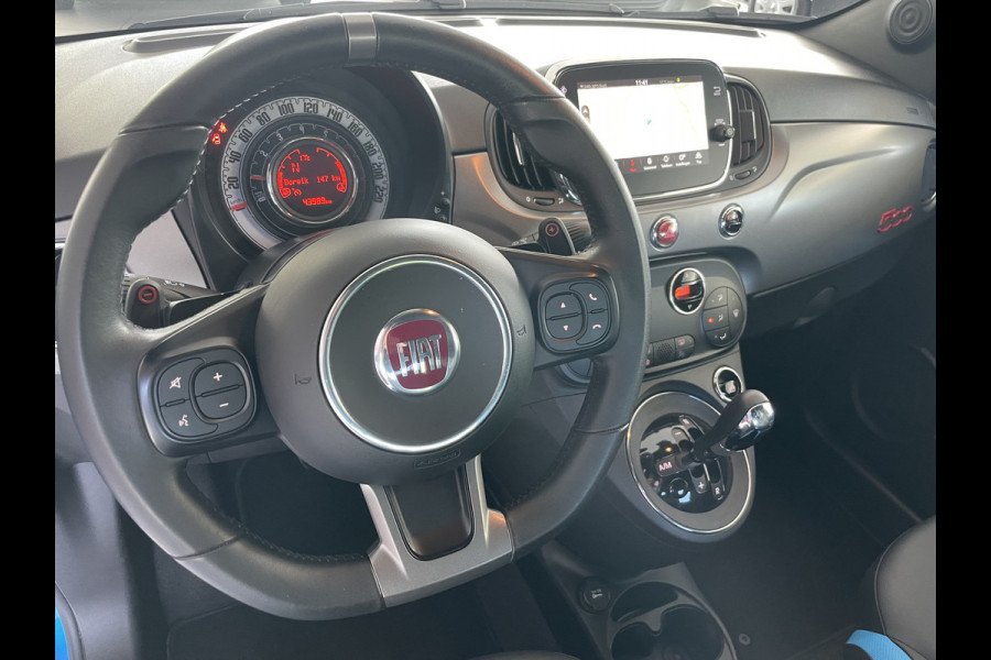 Fiat 500 0.9 TwinAir Turbo Sport Automaat - Mistlampen - Parkeersensoren achter - Licht metalen velgen - Cruise control - Navigatie - Multifunctioneel stuurwiel -  extra getint glas achter
