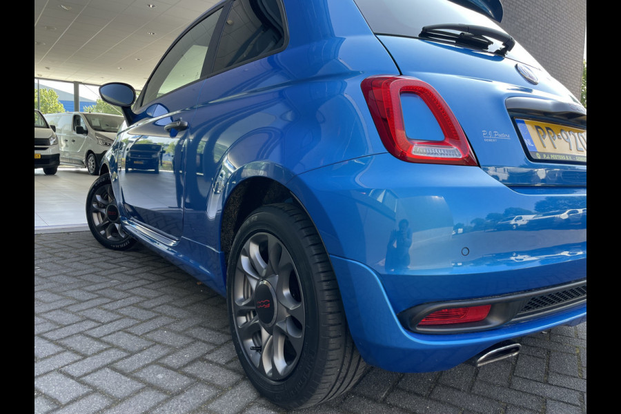 Fiat 500 0.9 TwinAir Turbo Sport Automaat - Mistlampen - Parkeersensoren achter - Licht metalen velgen - Cruise control - Navigatie - Multifunctioneel stuurwiel -  extra getint glas achter