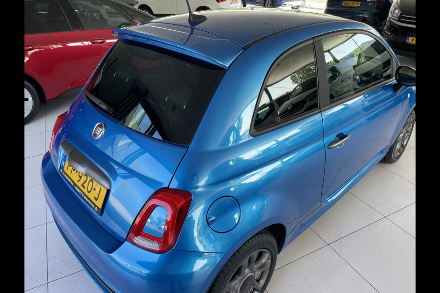 Fiat 500 0.9 TwinAir Turbo Sport Automaat - Mistlampen - Parkeersensoren achter - Licht metalen velgen - Cruise control - Navigatie - Multifunctioneel stuurwiel -  extra getint glas achter