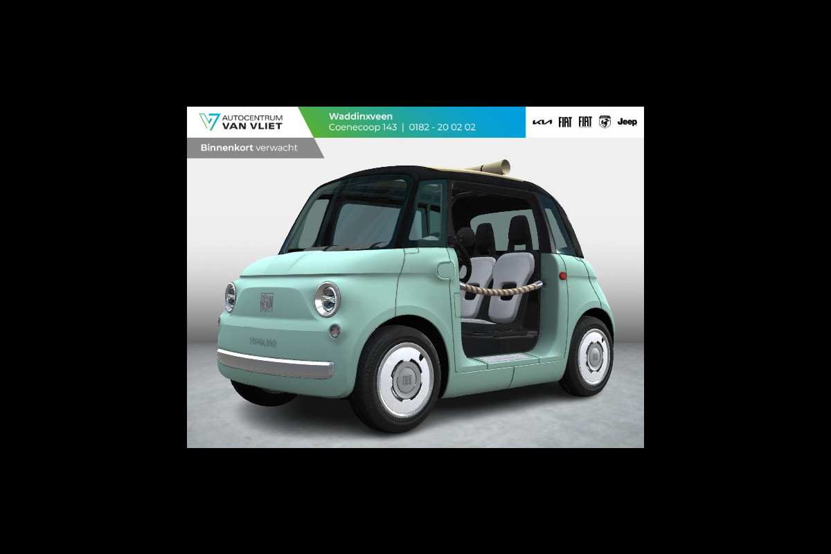 Fiat TOPOLINO Dolcevita | Binnenkort beschikbaar voor proefritten | Actieradius 75km Fiat TOPOLINO Dolcevita | Binnenkort beschikbaar voor proefritten | Actieradius 75km