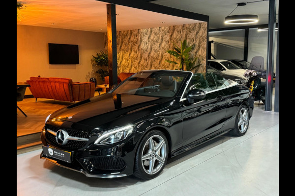 Mercedes-Benz C-Klasse Cabrio 180 AMG Garantie Burmester PDC NekVW StoelVW Sfeer LED Cruise Navi Clima Rijklaar