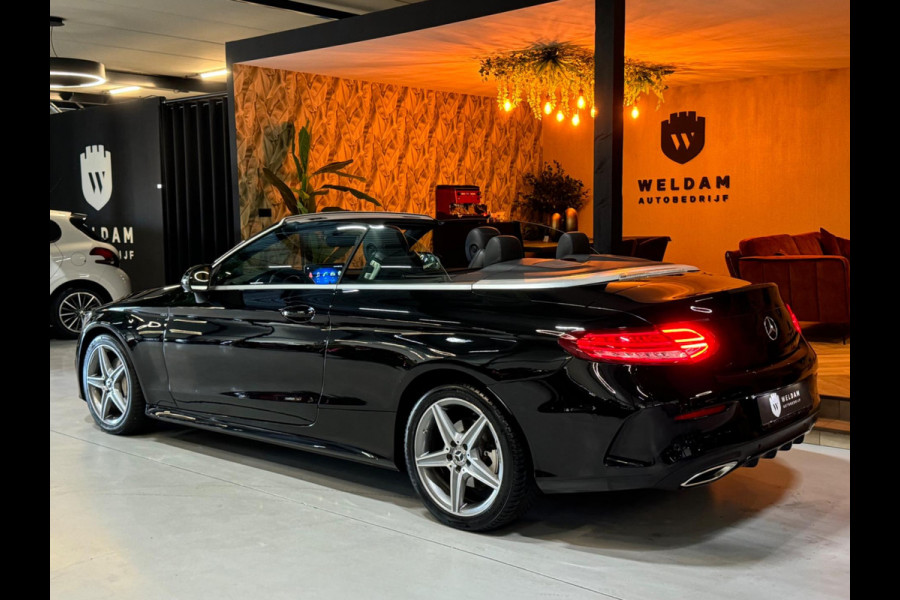Mercedes-Benz C-Klasse Cabrio 180 AMG Garantie Burmester PDC NekVW StoelVW Sfeer LED Cruise Navi Clima Rijklaar