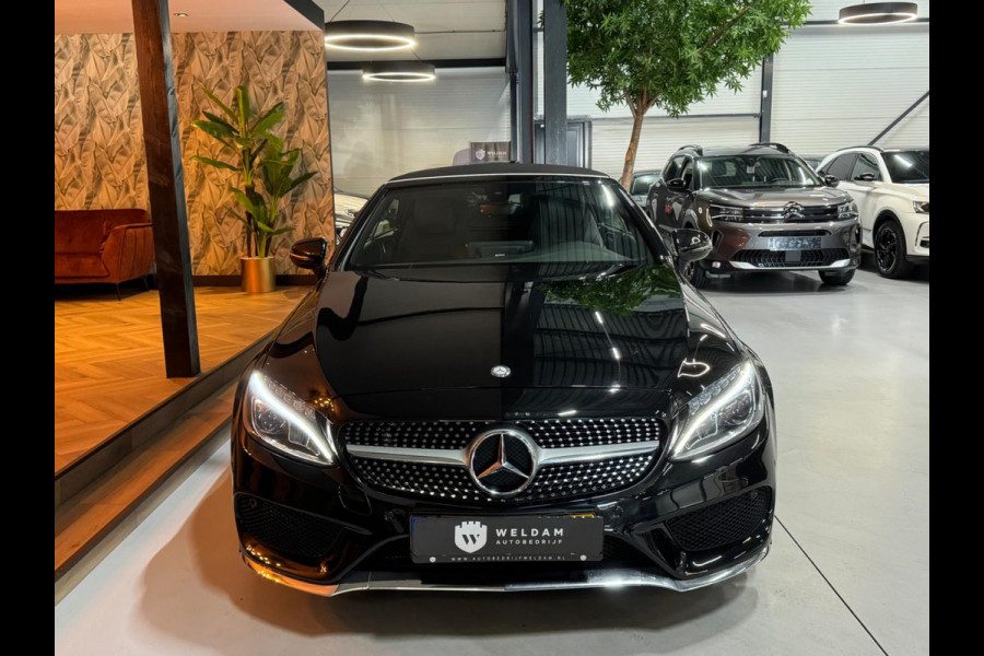 Mercedes-Benz C-Klasse Cabrio 180 AMG Garantie Burmester PDC NekVW StoelVW Sfeer LED Cruise Navi Clima Rijklaar