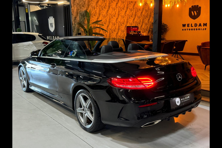 Mercedes-Benz C-Klasse Cabrio 180 AMG Garantie Burmester PDC NekVW StoelVW Sfeer LED Cruise Navi Clima Rijklaar