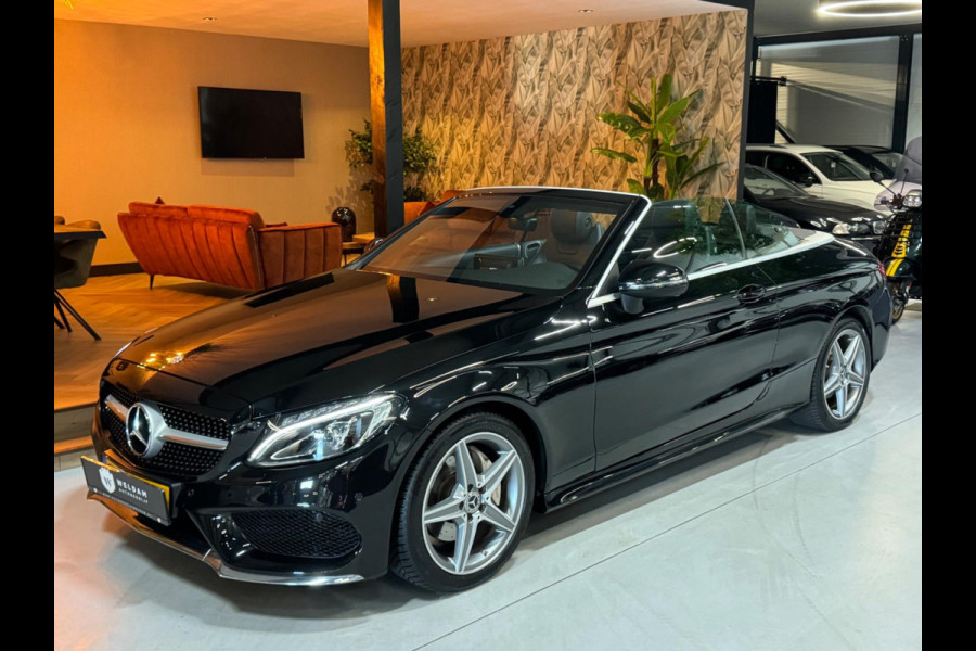 Mercedes-Benz C-Klasse Cabrio 180 AMG Garantie Burmester PDC NekVW StoelVW Sfeer LED Cruise Navi Clima Rijklaar