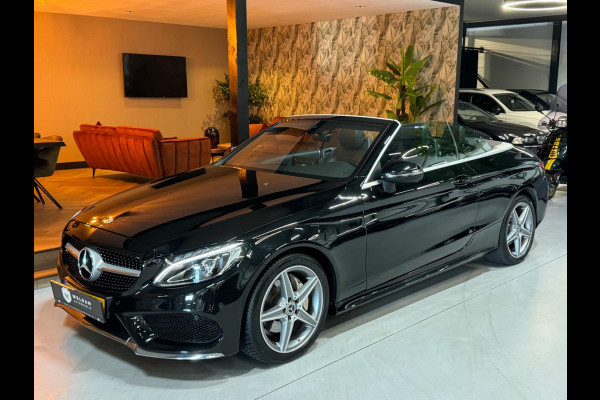 Mercedes-Benz C-Klasse Cabrio 180 AMG Garantie Burmester PDC NekVW StoelVW Sfeer LED Cruise Navi Clima Rijklaar