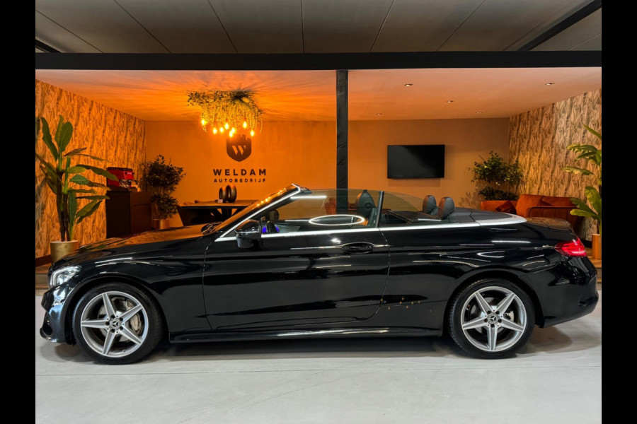 Mercedes-Benz C-Klasse Cabrio 180 AMG Garantie Burmester PDC NekVW StoelVW Sfeer LED Cruise Navi Clima Rijklaar