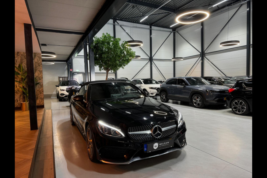 Mercedes-Benz C-Klasse Cabrio 180 AMG Garantie Burmester PDC NekVW StoelVW Sfeer LED Cruise Navi Clima Rijklaar