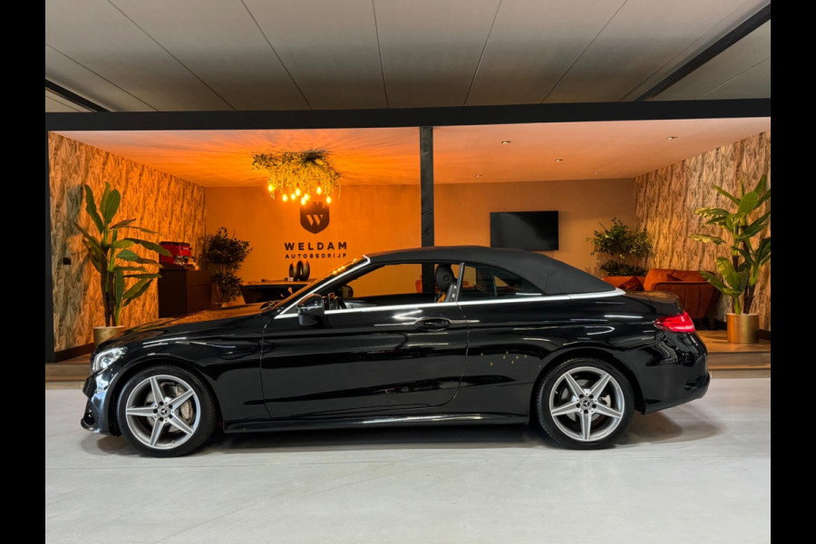 Mercedes-Benz C-Klasse Cabrio 180 AMG Garantie Burmester PDC NekVW StoelVW Sfeer LED Cruise Navi Clima Rijklaar