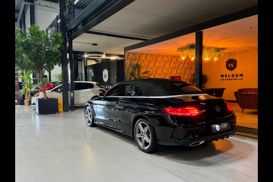 Mercedes-Benz C-Klasse Cabrio 180 AMG Garantie Burmester PDC NekVW StoelVW Sfeer LED Cruise Navi Clima Rijklaar