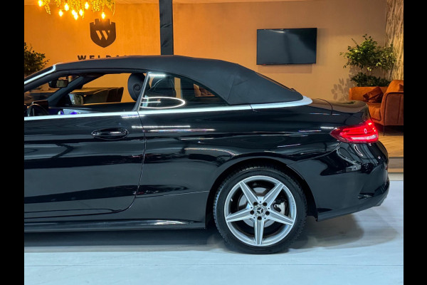Mercedes-Benz C-Klasse Cabrio 180 AMG Garantie Burmester PDC NekVW StoelVW Sfeer LED Cruise Navi Clima Rijklaar