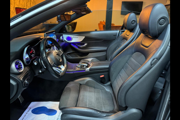 Mercedes-Benz C-Klasse Cabrio 180 AMG Garantie Burmester PDC NekVW StoelVW Sfeer LED Cruise Navi Clima Rijklaar