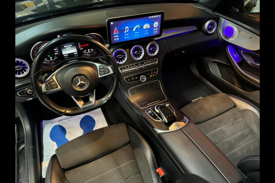Mercedes-Benz C-Klasse Cabrio 180 AMG Garantie Burmester PDC NekVW StoelVW Sfeer LED Cruise Navi Clima Rijklaar