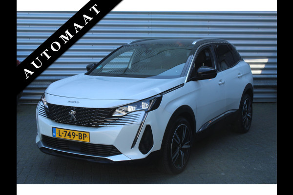 Peugeot 3008 1.2 PureTech 131pk Blue Lease GT AUTOMAAT NL-Auto NAP BTW Clima Cruise Navi 360 Camera Carplay Keyless LMV