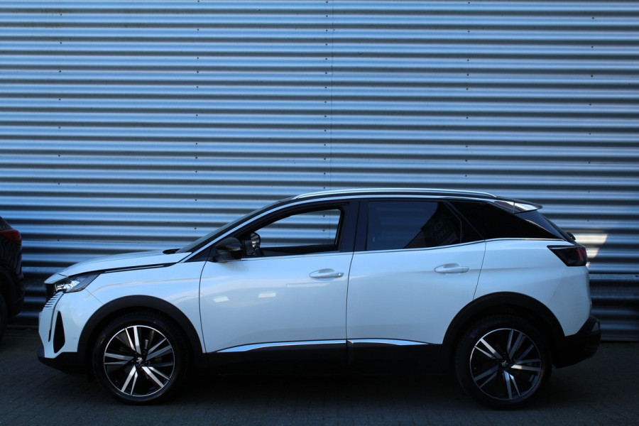 Peugeot 3008 1.2 PureTech 131pk Blue Lease GT AUTOMAAT NL-Auto NAP BTW Clima Cruise Navi 360 Camera Carplay Keyless LMV