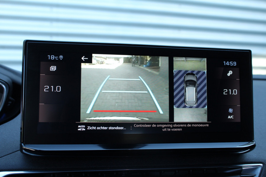 Peugeot 3008 1.2 PureTech 131pk Blue Lease GT AUTOMAAT NL-Auto NAP BTW Clima Cruise Navi 360 Camera Carplay Keyless LMV
