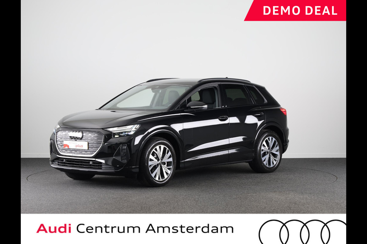 Audi Q4 e-tron 45 quattro Advanced edition 82 kWh 286pk | Adaptieve cruise controle | Parkeercamera achter | Optiekpakket zwart Plus Audi Q4 e-tron 45 quattro Advanced edition 82 kWh 286pk | Adaptieve cruise controle | Parkeercamera achter | Optiekpakket zwart Plus