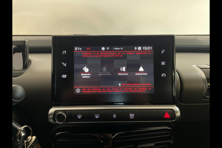 Citroën C4 Cactus 1.2 PureTech AIRCO APPLE CARPLAY NAVI VIA APP BLUETOOTH PDC ALL SEASON ZEER NETTE AUTO