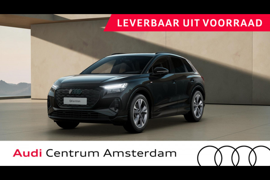 Audi Q4 e-tron 45 quattro S Edition 82 kWh panoramadak, achteruitrijcamera, SONOS soundsysteem, optiekpakket zwart plus, privacy glass, comfortpakket