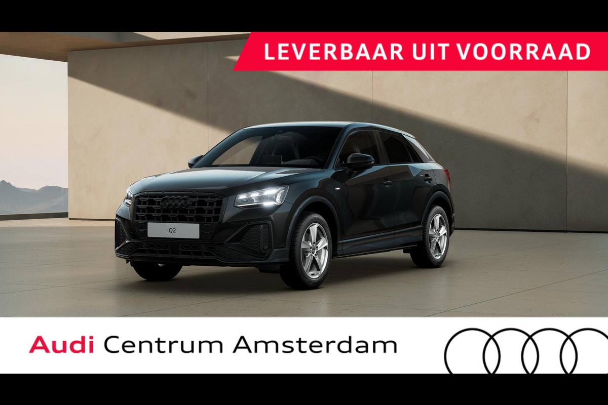 Audi Q2 S edition 35 TFSI 110 kW / 150 PK Hatchback 7 vers optiek pakket zwart, stoelverwarming voor, Audi soundsysteem Audi Q2 S edition 35 TFSI 110 kW / 150 PK Hatchback 7 vers optiek pakket zwart, stoelverwarming voor, Audi soundsysteem