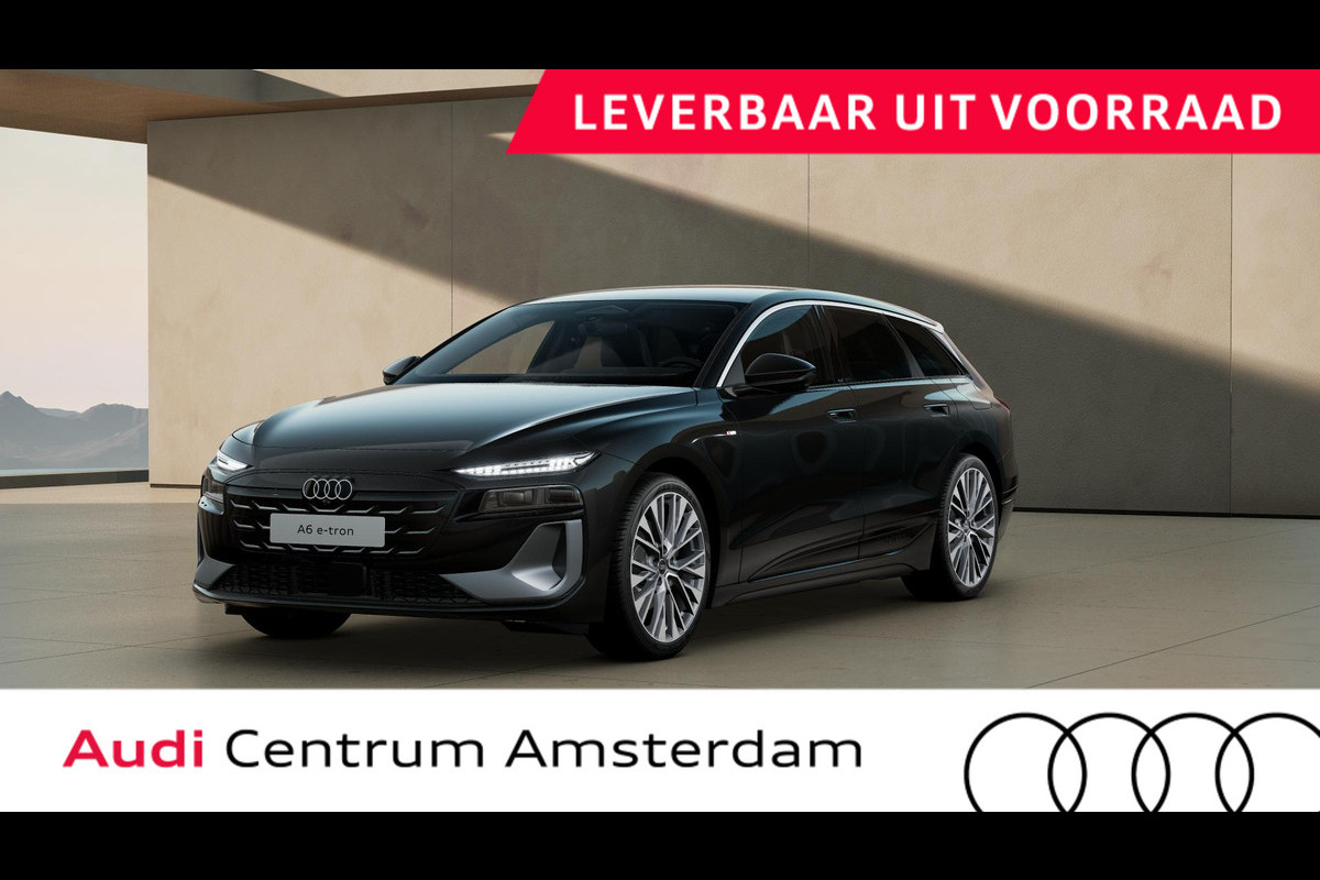 Audi A6 Avant e-tron Advanced edition 83 kWh omgevingscamera's, adaptive cruise assist, comfortsleutel, matrix-led koplampen, MMI-bijrijdersscherm, LM velgen 21", leder interieur Audi A6 Avant e-tron Advanced edition 83 kWh omgevingscamera's, adaptive cruise assist, comfortsleutel, matrix-led koplampen, MMI-bijrijdersscherm, LM velgen 21", leder interieur
