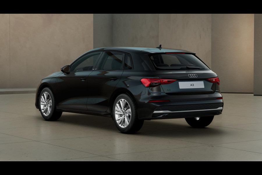 Audi A3 Sportback 40 TFSI e Pro Line navigatiesysteem, parkeersensoren voor&achter, stoelverwarming voorin, 3-zone airconditioning, Klimaatregelingspakket plus, Uitwijkassistent en afslaanassistent