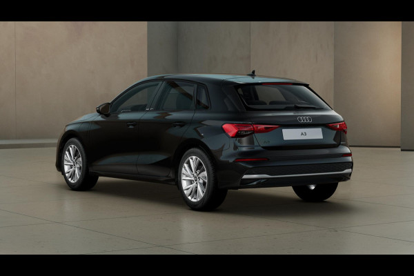 Audi A3 Sportback 40 TFSI e Pro Line navigatiesysteem, parkeersensoren voor&achter, stoelverwarming voorin, 3-zone airconditioning, Klimaatregelingspakket plus, Uitwijkassistent en afslaanassistent